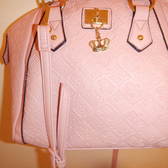 JUICY COUTURE PINK BEAUTIFUL HANDBAG CROSSBODY - Picture 2 of 16